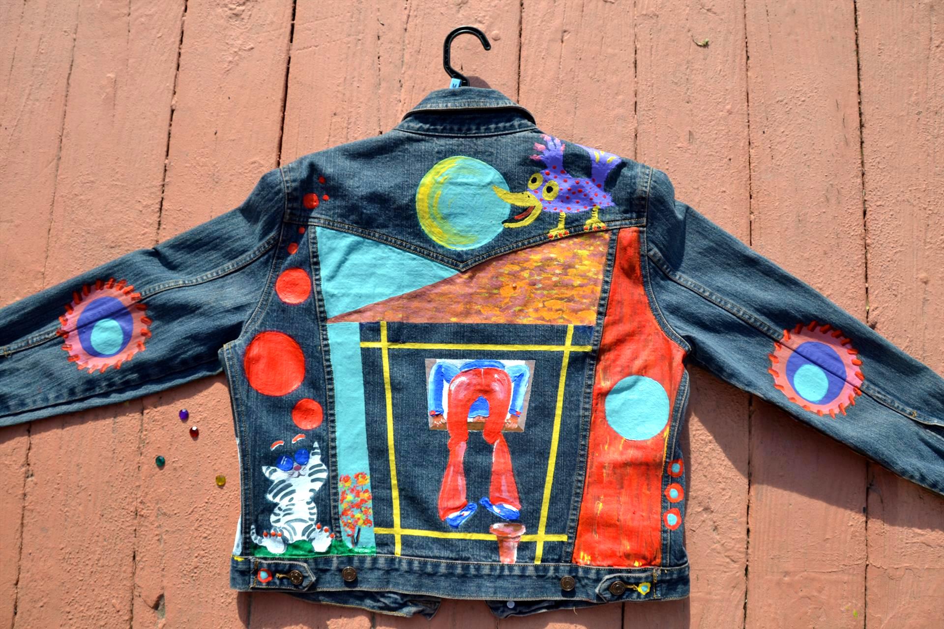 Denim Jacket (Back), Donated to: The Bluefield Artists Fundraiser