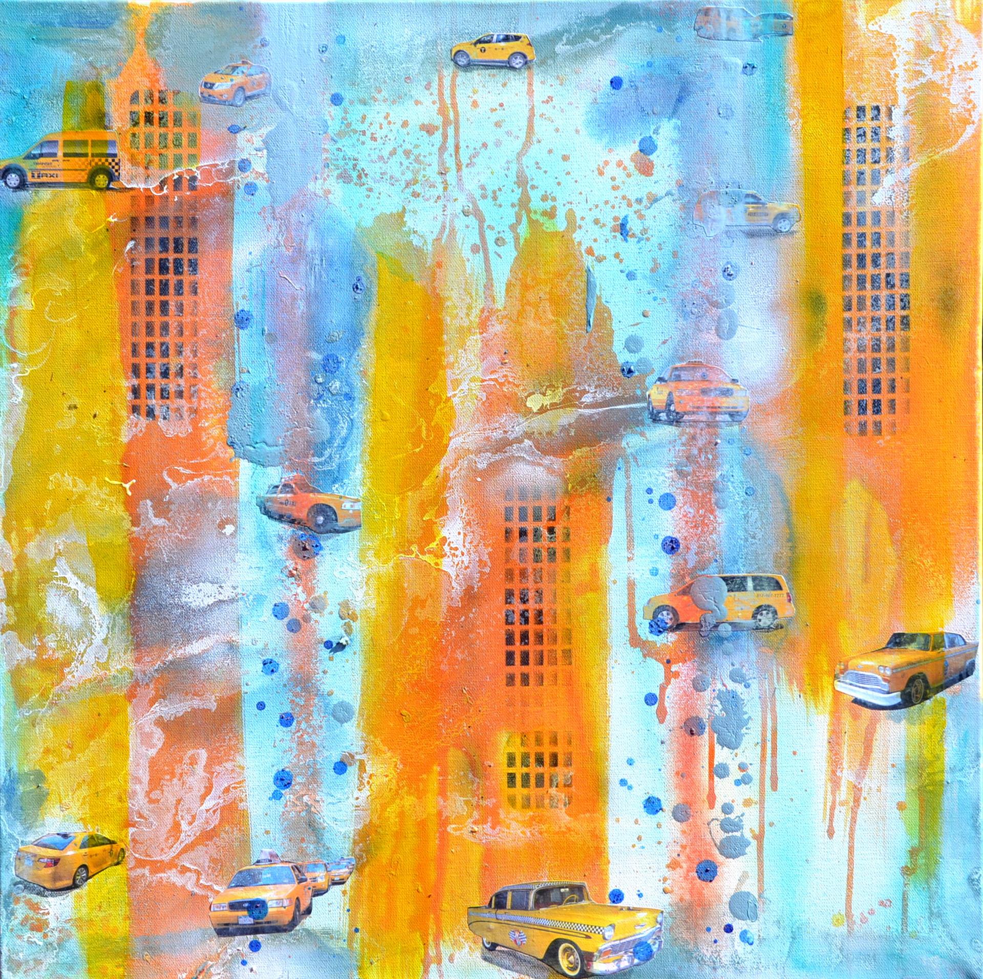 It's Raining Men, and Little, Yellow Taxis 24X24